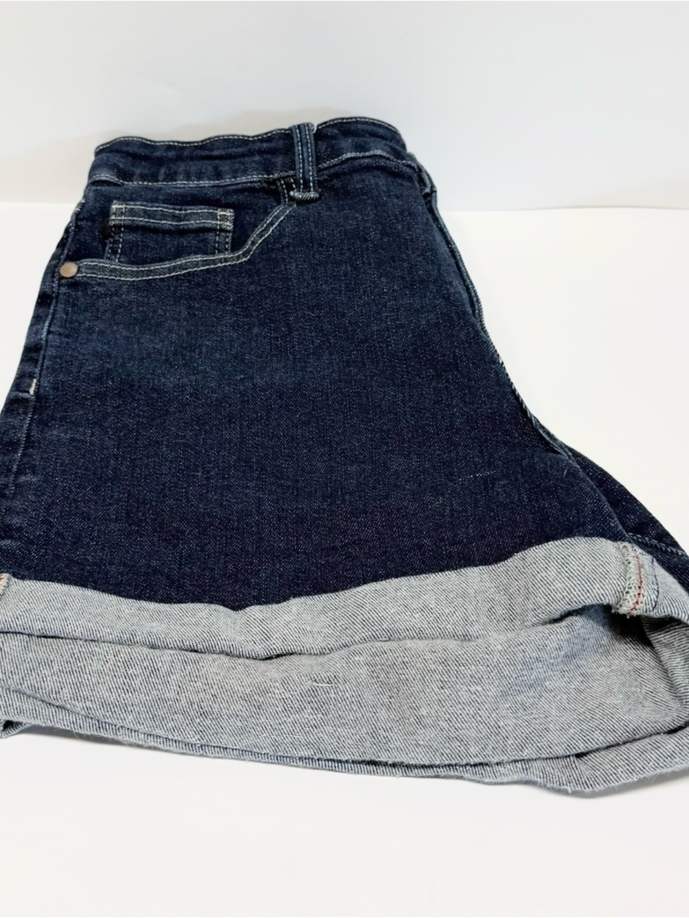 Judy Blue Dark Wash Denim Jean Shorts